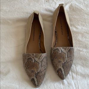 Lucky Brand Animal Print Flats